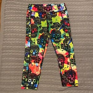 Constantly Varied Gear Tie Dye Skull leggings